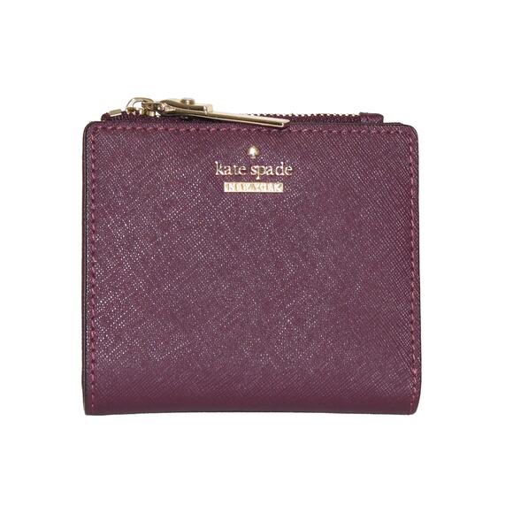 Kate Spade Cameron Street Adalyn Wallet Purple Maroon - Picture 1 of 6